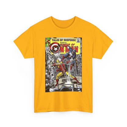 Tales of Suspense T-Shirt - George Perez #58 Cover Homage Art - Captain America & Iron Man - Marvel Comics