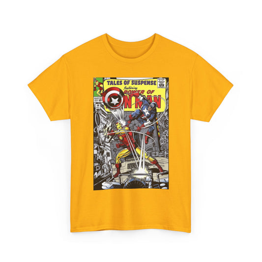 Tales of Suspense T-Shirt - George Perez #58 Cover Homage Art - Captain America & Iron Man - Marvel Comics