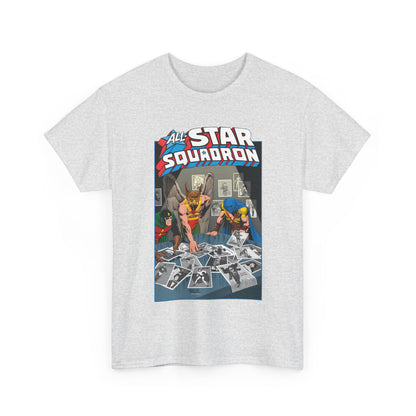 All-Star Squadron T-Shirt - Jerry Ordway Art - Hawkman, Doctor Mid-Nite, Atom - Justice Society JSA - #1 Cover - DC Comics