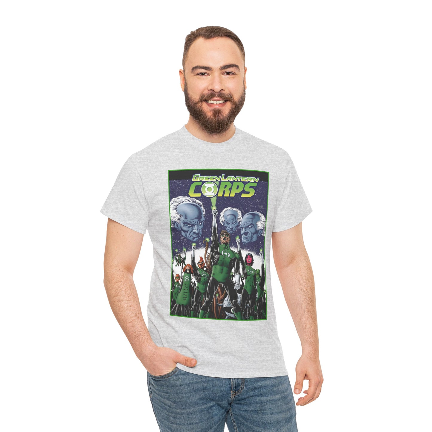 Green Lantern Corps T-Shirt - Hal Jordan, Guardians, Tomar Re, Oa - DC Comics