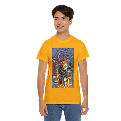 Amazing Spider-Man & Ghost Rider T-Shirt - Erik Larsen Art - Sinister Six - Marvel Comics