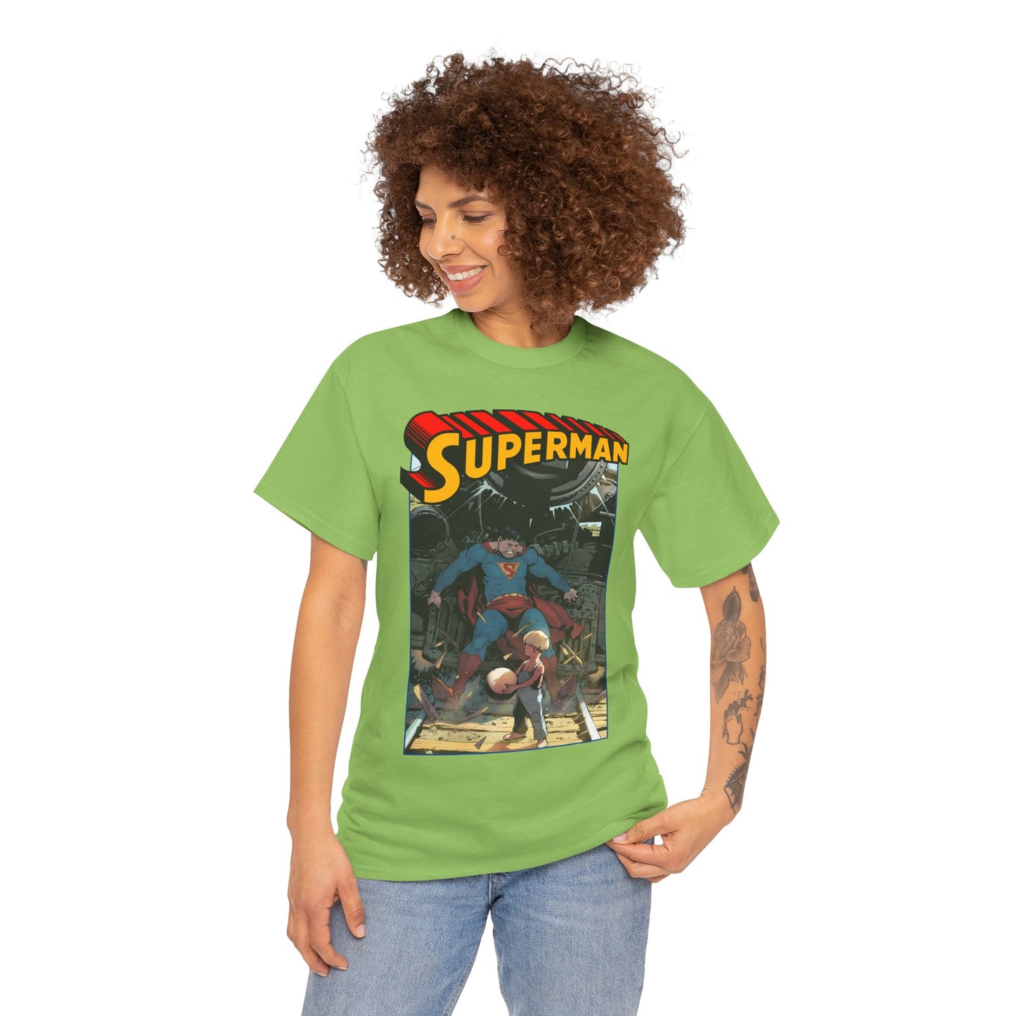 Superman T-Shirt - Patrick Gleason Art - Action Comics #1000 Story - Man of Steel - DC Comics