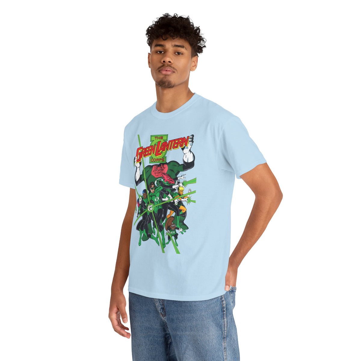Green Lantern Corps T-Shirt - Joe Staton Art - Hal Jordan, John Stewart, Katma Tui, Arisia, Kilowog - DC Comics