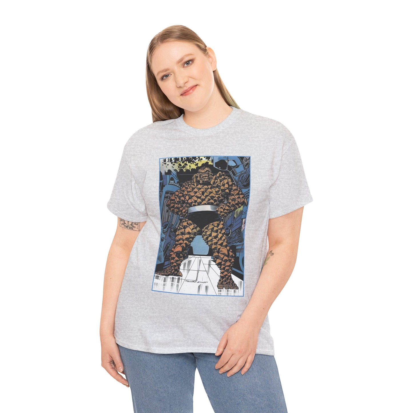The Thing T-Shirt - Keith Pollard Art - Fantastic Four Pin-Up - Marvel Comics