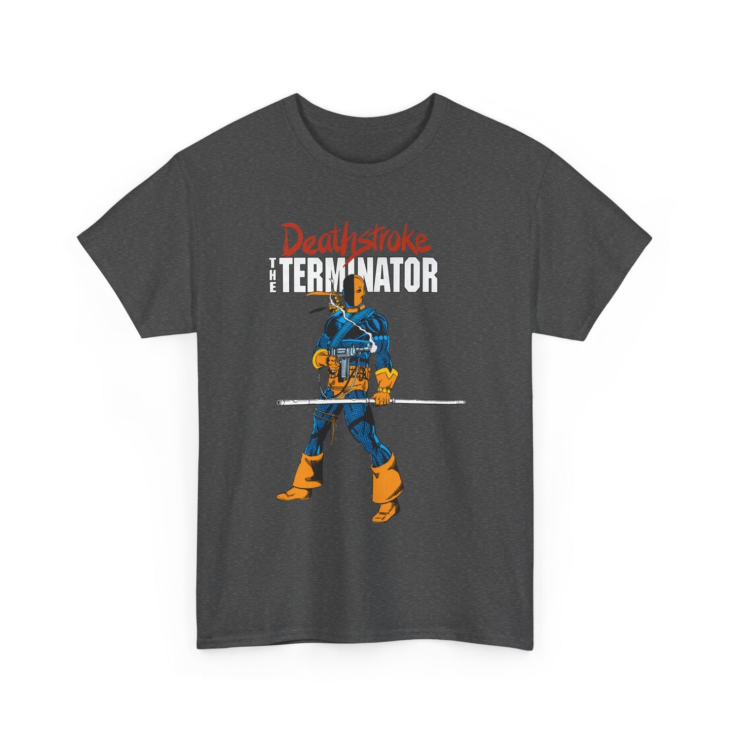 Deathstroke T-Shirt - George Perez Art - New Teen Titans Foe & Mercenary - Slade Wilson, Father of Jericho and Ravager - DC Comics - The Terminator