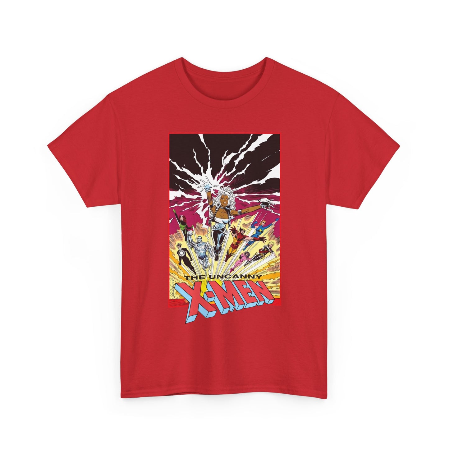 Uncanny X-Men T-Shirt - Marc Silvestri Art - Outback Era - Storm, Wolverine, Dazzler, Longshot, Psylocke, Rogue, Havok - Marvel Comics