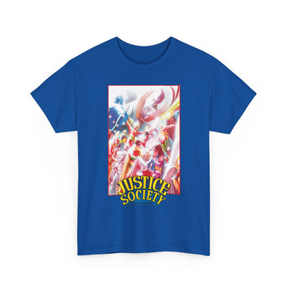 Justice Society of America T-Shirt - Alex Ross Art - JSA - Power Girl, Huntress, Robin, Starman, Hawkman - DC Comics
