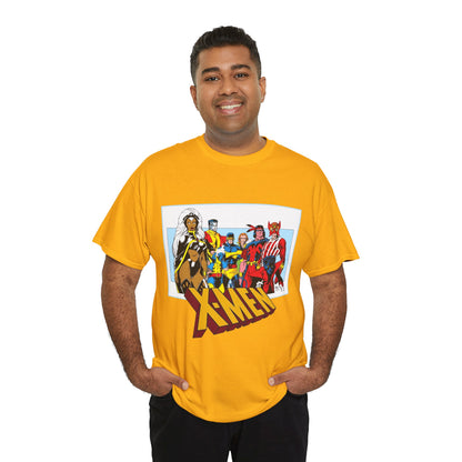 X-Men T-Shirt - Arthur Adams Art - Cyclops, Nightcrawler, Storm, Wolverine, Thunderbird, Sunfire, Banshee - Marvel Comics