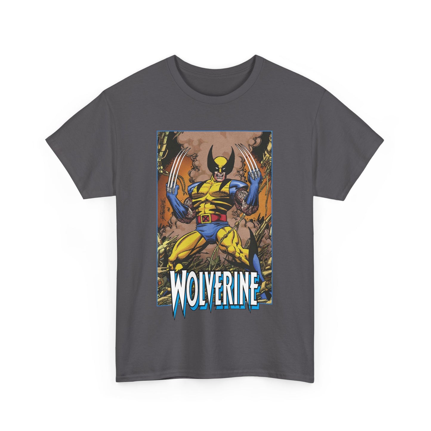 Wolverine T-Shirt - George Perez Art - Uncanny X-Men Member/Leader - Marvel Comics - Logan - Mutant Pride