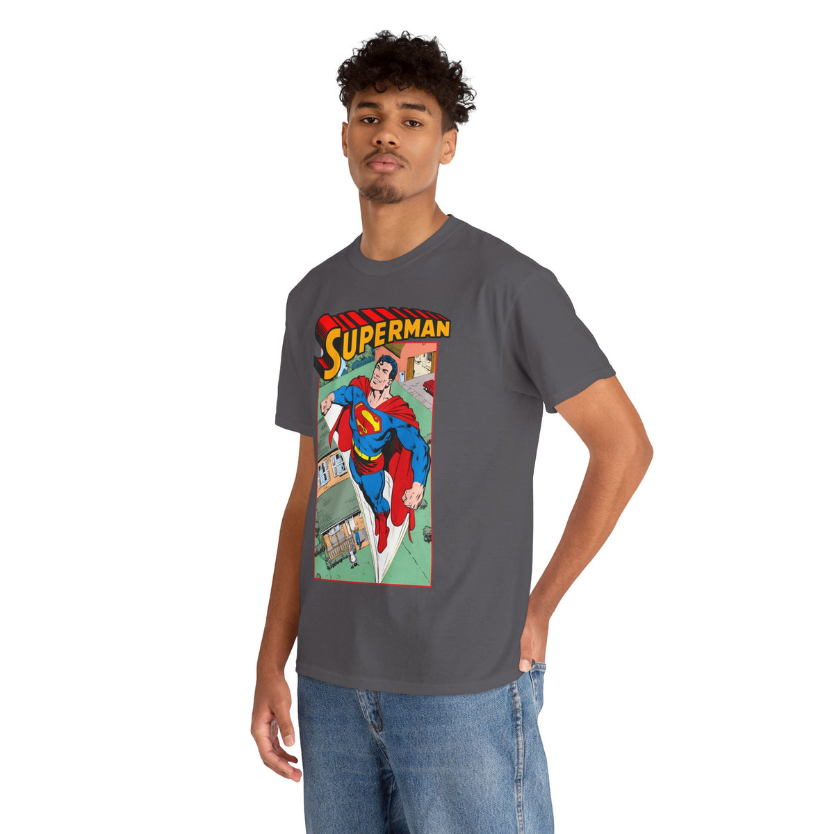 Superman T-Shirt - John Byrne Art - Man of Steel, Smallville - DC Comics