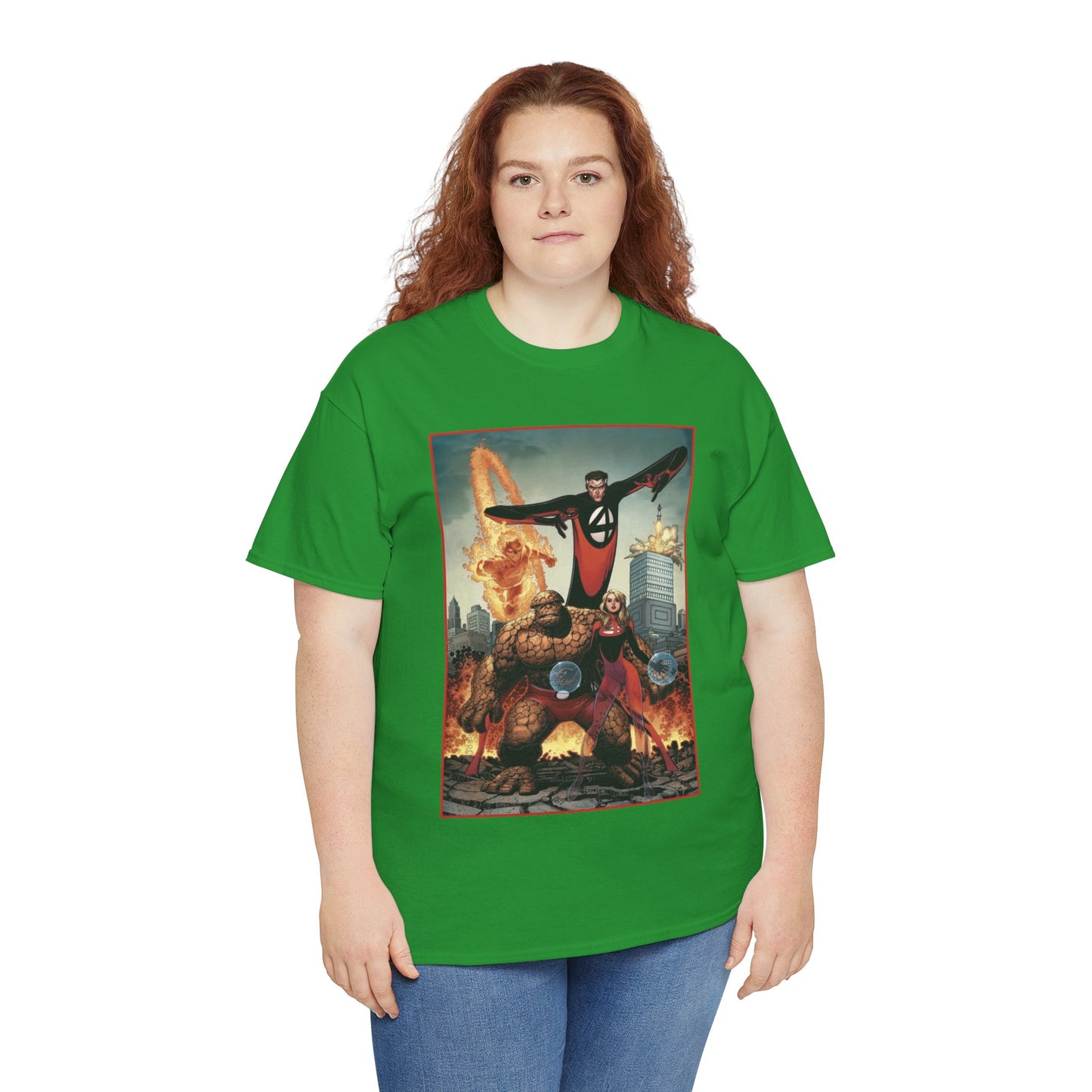Fantastic Four T-Shirt - Arthur Adams Art - Marvel Comics