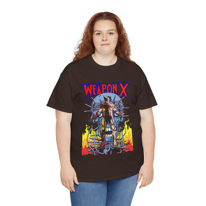 Weapon X T-Shirt - Barry Windsor-Smith Art - Wolverine Origin Story Before He Joined the X-Men - Logan, Mutant Leader - Marvel Comics