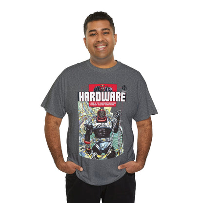Hardware T-Shirt - Denys Cowan Art - Curtis Metcalf Vs Edwin Alva - Milestone Media - DC Comics