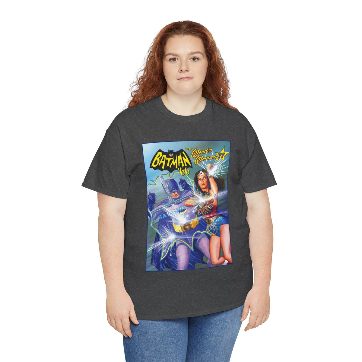 Batman '66 Meets Wonder Woman '77 T-Shirt - Alex Ross Art - DC Comics