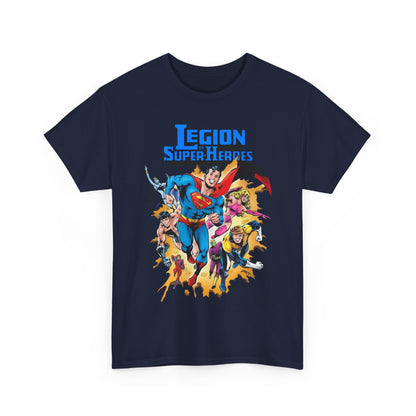 Superboy & Legion of Super-Heroes T-Shirt - Joe Staton Art - DC Comics