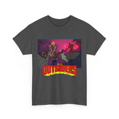 Outsiders T-Shirt - Batman: Brave & Bold Series - Halo, Geo-Force, Black Lightning, Katana, Metamorpho - DC Comics