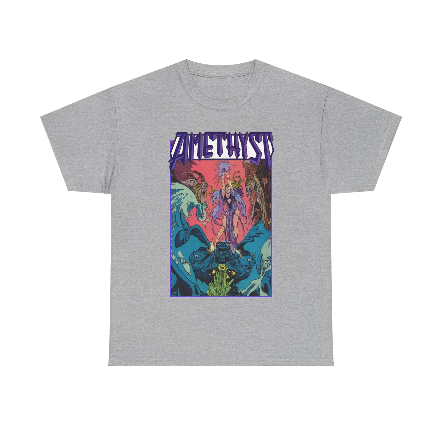 Amethyst T-Shirt - Esteban Maroto Art - Princess of Gemworld - 1980s Series - DC Comics