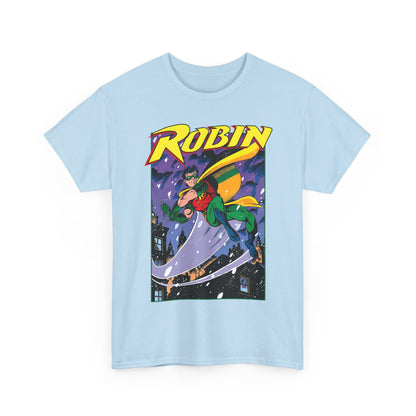 Robin T-Shirt - Tom Grummett Art - Tim Drake, Batman Family, Gotham City - DC Comics