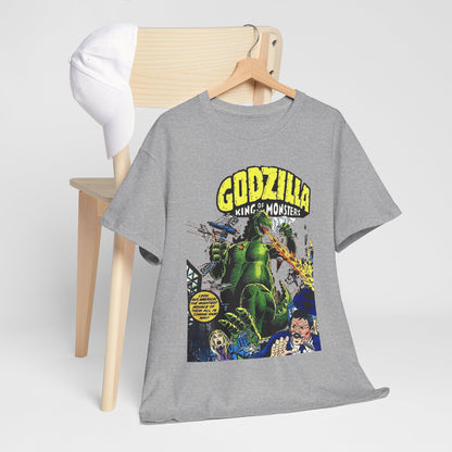 Godzilla T-Shirt - King of the Monsters - 1970s Comic Series - Marvel Comics - Bronze Age Monster Comic