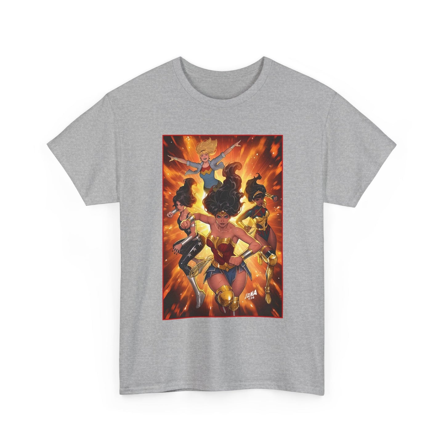 Wonder Woman & the Wonder Girls T-Shirt - David Nakayama Art - Donna Troy, Cassie Sandsmark, Yara Flor - #17 Variant Cover Art - DC Comics