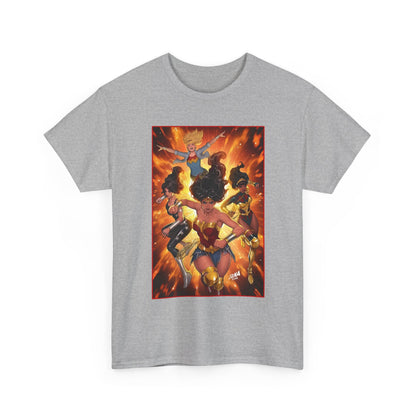 Wonder Woman & the Wonder Girls T-Shirt - David Nakayama Art - Donna Troy, Cassie Sandsmark, Yara Flor - #17 Variant Cover Art - DC Comics