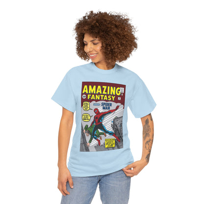 Amazing Fantasy #15 T-Shirt - Steve Ditko Art - 1st Appearance of Spider-Man - 2026 Movie - Marvel Comics