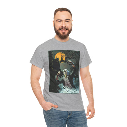 Solomon Grundy T-Shirt - Bernie Wrightson Art - Batman Watching From the Trees - DC Comics