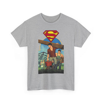 Superman: Son of Kal-El T-Shirt - Travis Moore Art - #17 Variant Cover - Clark and Jon Kent - Super Thirst Trap - DC Comics