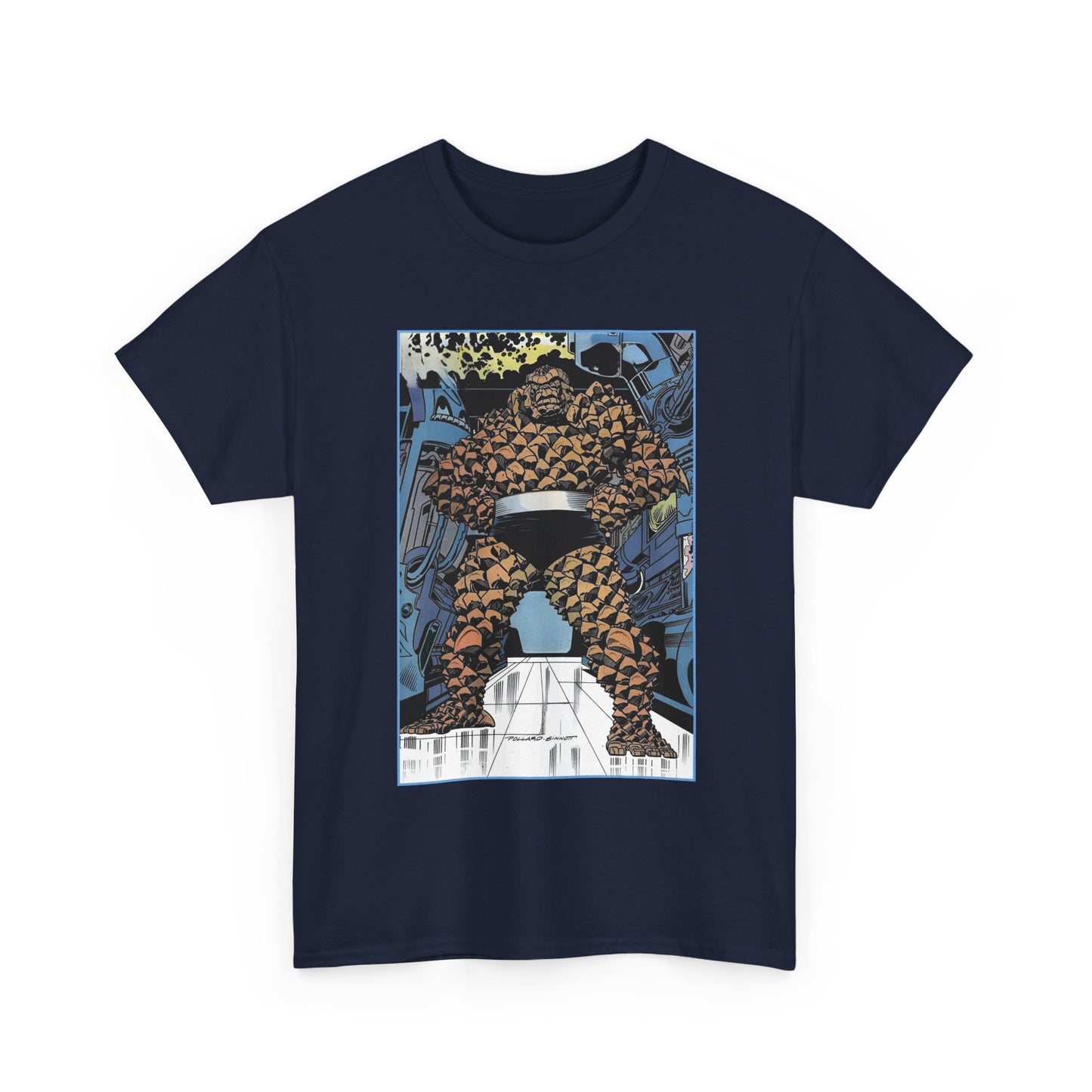 The Thing T-Shirt - Keith Pollard Art - Fantastic Four Pin-Up - Marvel Comics