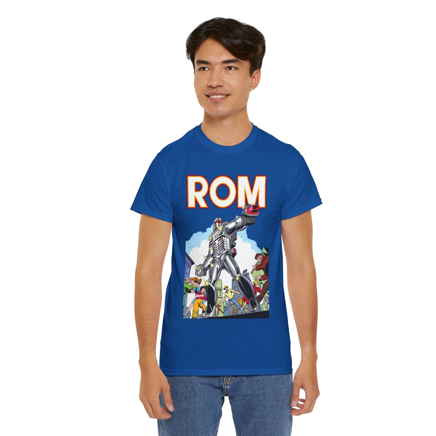 Rom: Spaceknight T-Shirt - Marvel Comics Art- Retro Character - Dire Wraiths