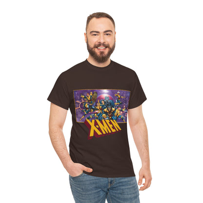 X-Men T-Shirt - Jim Lee Art - Wolverine, Storm, Gambit, Psylocke, Jubilee, Forge, Banshee - Marvel Comics Mutants