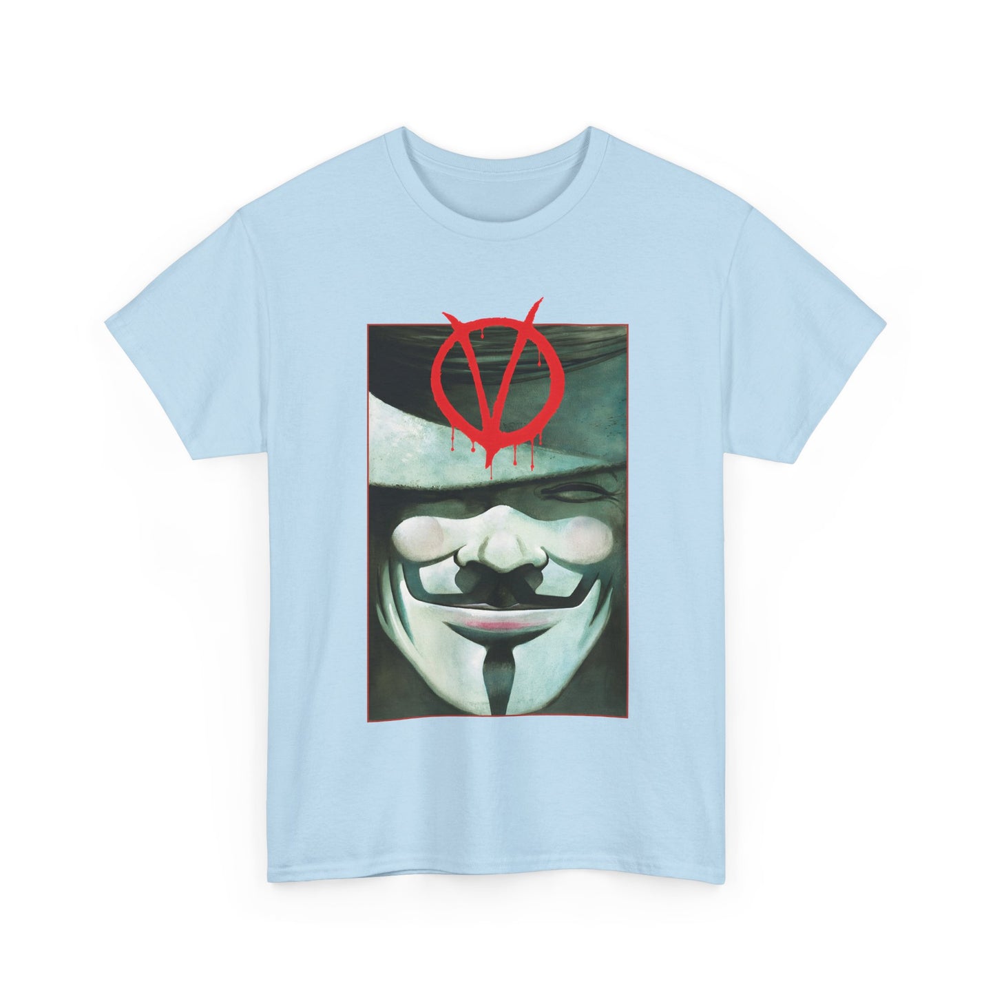 V For Vendetta T-Shirt - David Lloyd Art - Guy Fawkes Mask - DC Comics