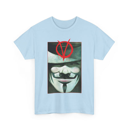 V For Vendetta T-Shirt - David Lloyd Art - Guy Fawkes Mask - DC Comics