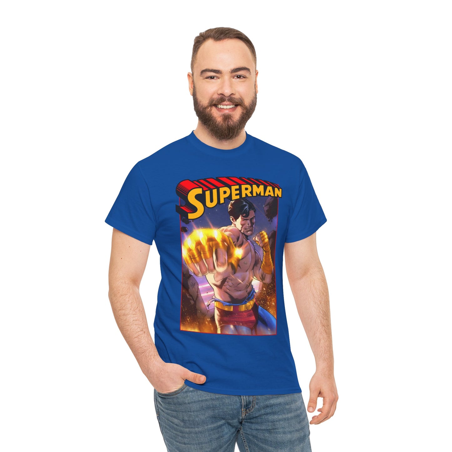 Superman T-Shirt - Lucas Meyer Art - DC K.O. Cover Art - Man of Steel - DC Comics