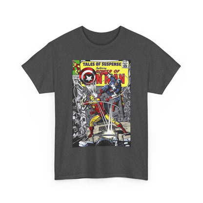 Tales of Suspense T-Shirt - George Perez #58 Cover Homage Art - Captain America & Iron Man - Marvel Comics