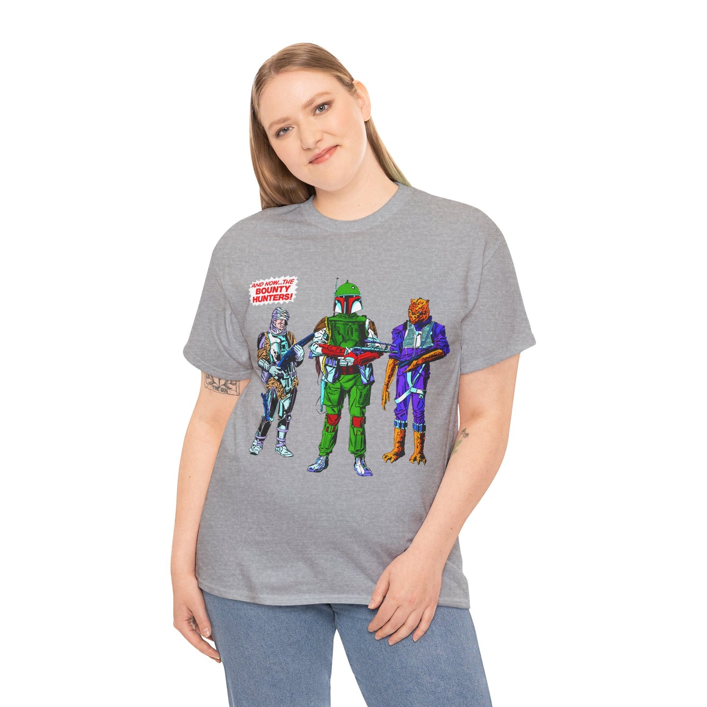 Boba Fett, Bossk, Dengar T-Shirt - Star Wars Bounty Hunters from Empire Strikes Back - Marvel Comics 1980s Art - Alternate Colors
