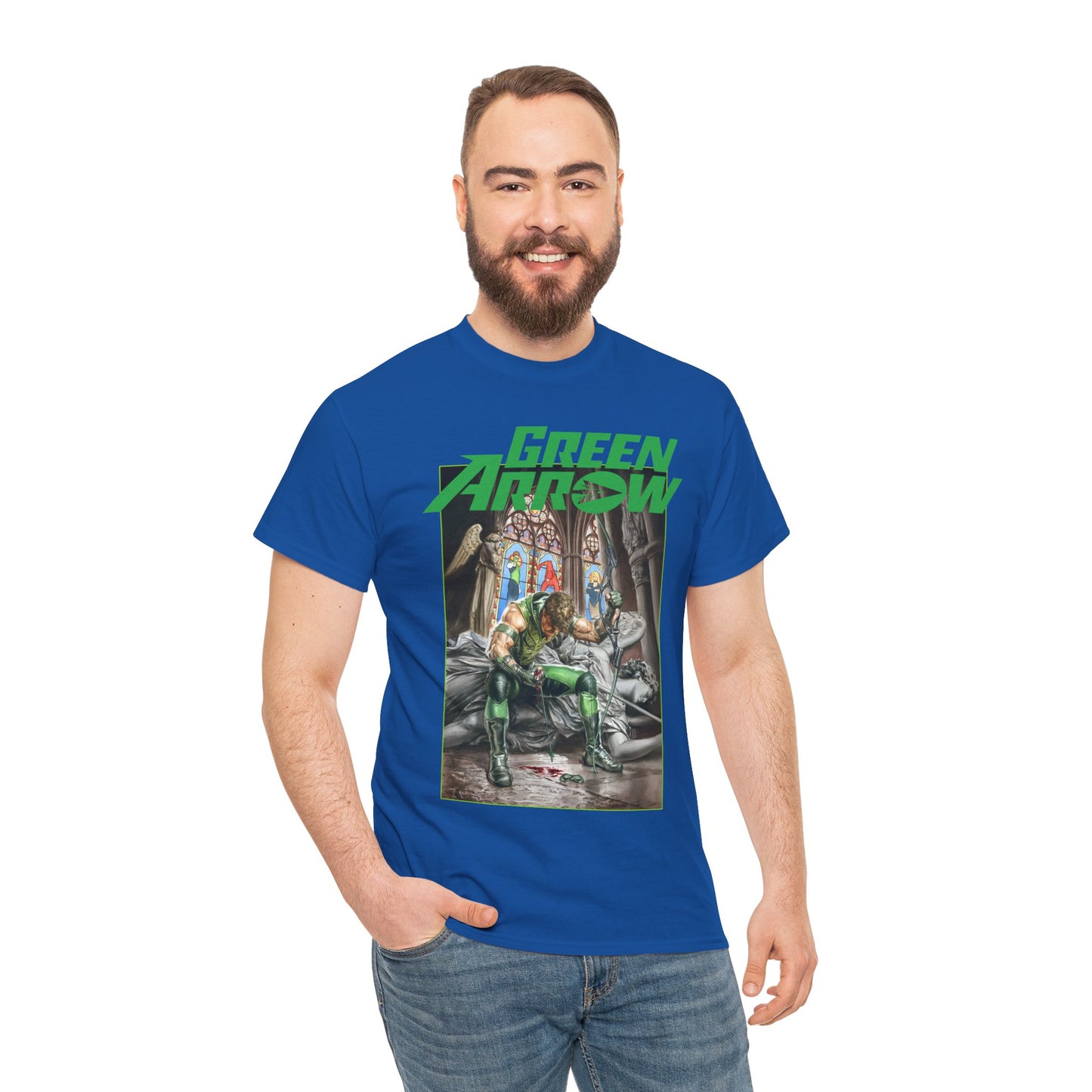 Green Arrow T-Shirt - Mauro Cascioli Art - DC Comics