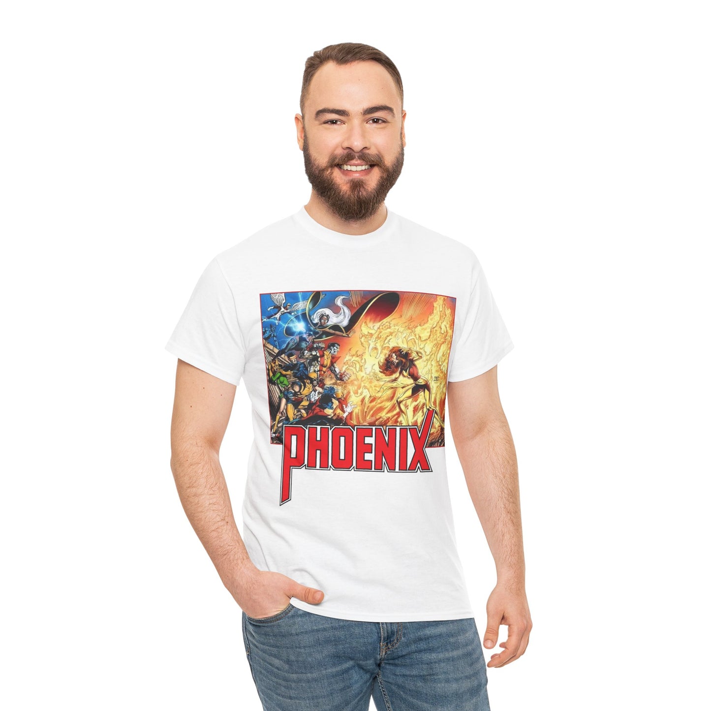 Phoenix T-Shirt - John Byrne Art - Untold X-Men Story - Jean Grey - Marvel Comics - Cyclops, Wolverine