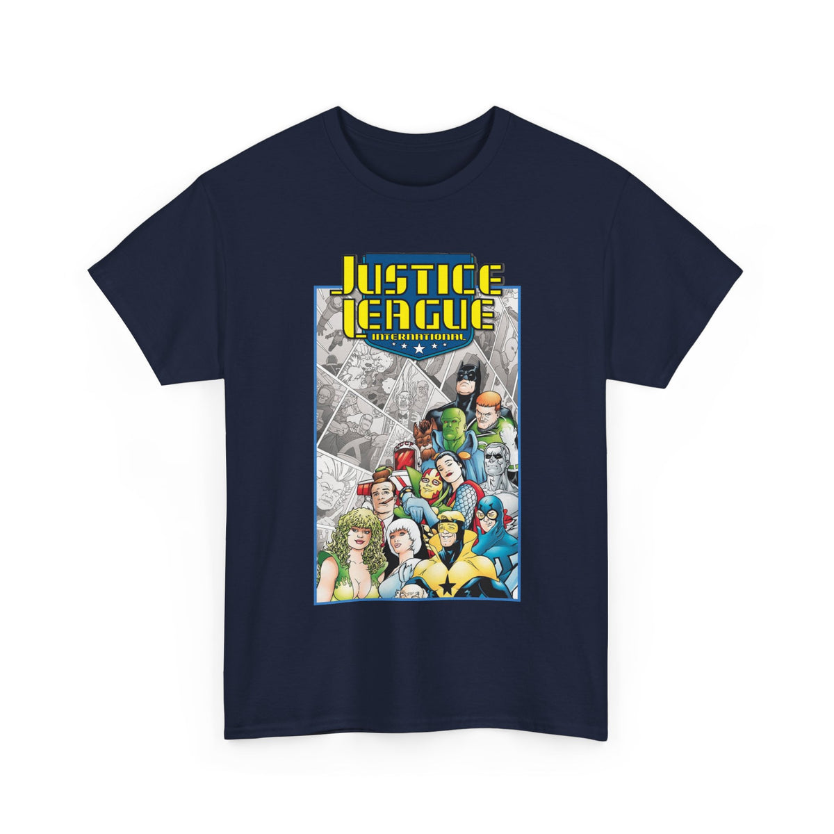 Justice League International T-Shirt - Kevin Maguire Art - DC Comics