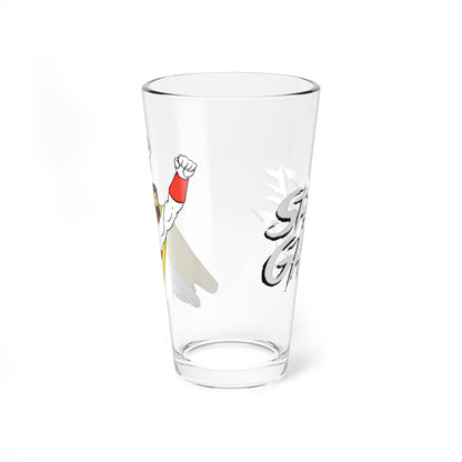 Space Ghost Pint Glass, 16oz - Popular Hanna-Barbera Saturday Morning Cartoon - 1960s - Alex Toth Design - Ghost Planet