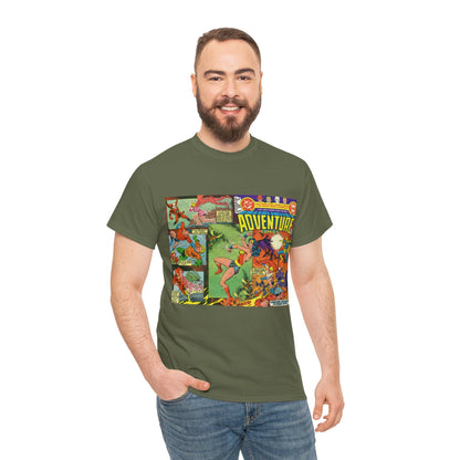 Adventure Comics #463 T-Shirt - Wonder Woman, Dr Fate, Power Girl, Deadman, Aquaman, Aqualad, Flash - DC Comics