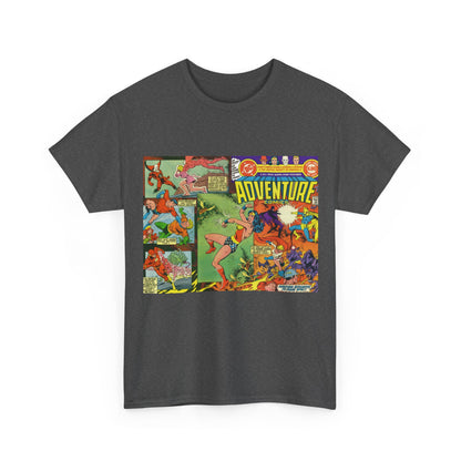Adventure Comics #463 T-Shirt - Wonder Woman, Dr Fate, Power Girl, Deadman, Aquaman, Aqualad, Flash - DC Comics