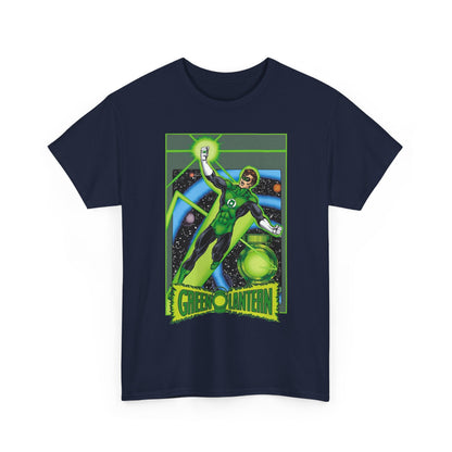Green Lantern T-Shirt - George Perez JLA Postcard Art - DC Comics - Hal Jordan - Sector 2814 - Justice League Member
