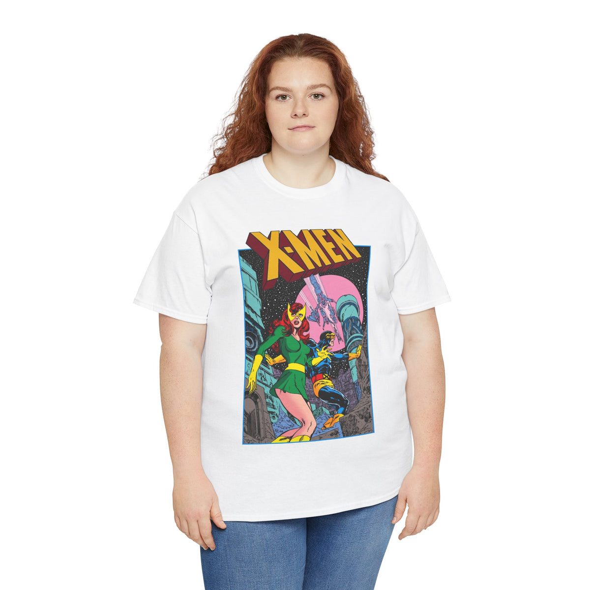 X-Men T-Shirt - John Byrne Art - Cyclops & Jean Grey - Dark Phoenix Saga - Marvel Comics