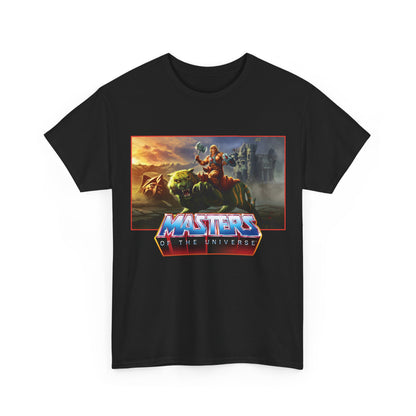 He-Man & Battle Cat T-Shirt- Masters of the Universe, MOTU - New 2026 Movie with Nicholas Galitzine