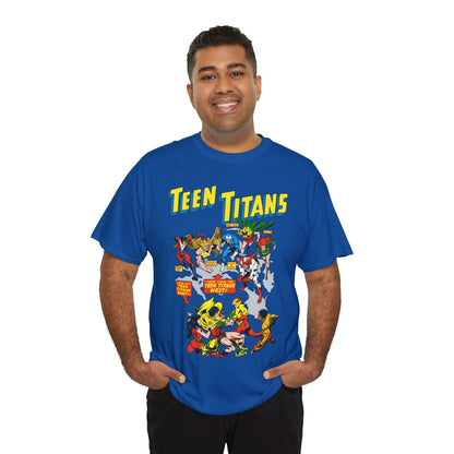 Teen Titans T-Shirt - Rick Buckler Art - Titans West, Lilith, Hawk & Dove, Beast Boy, Golden Eagle - DC Comics