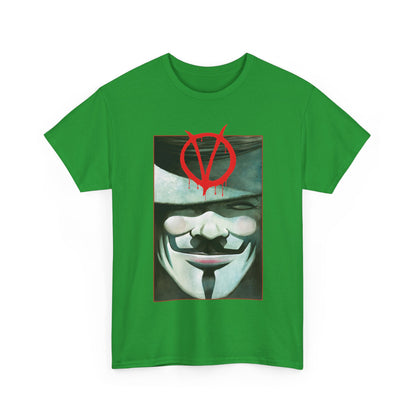 V For Vendetta T-Shirt - David Lloyd Art - Guy Fawkes Mask - DC Comics