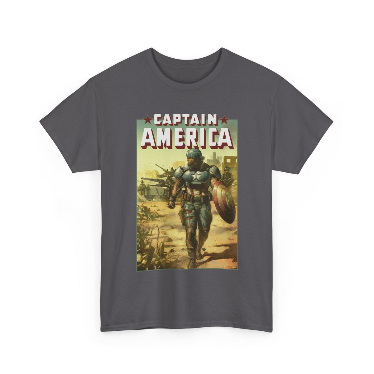 Captain America T-Shirt - Ben Harvey Art - Marvel Comics
