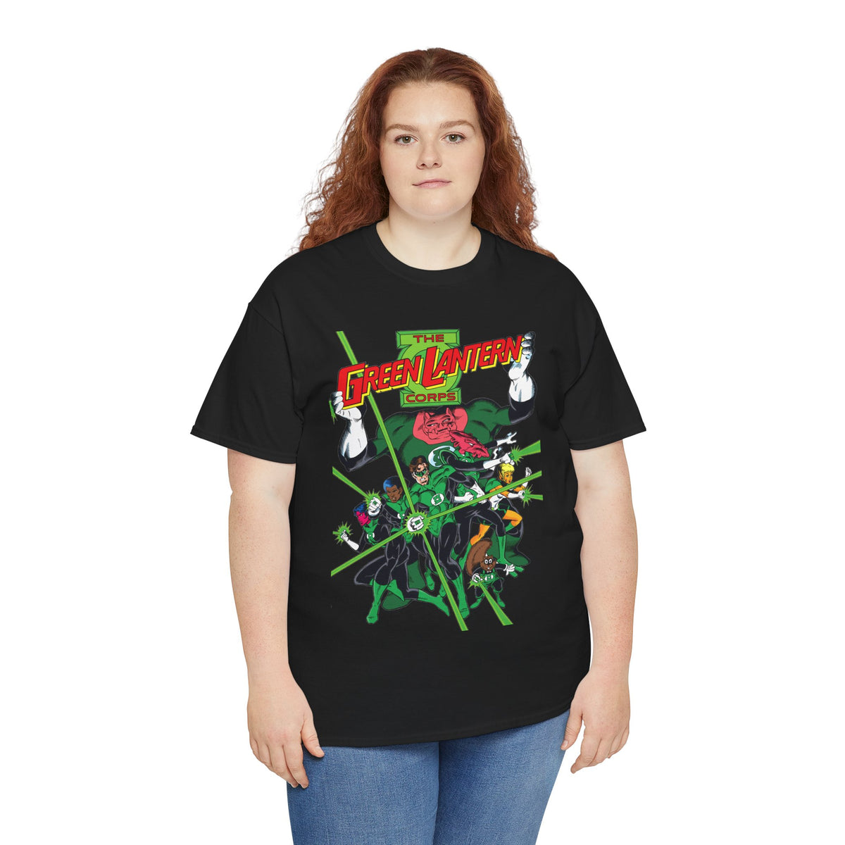Green Lantern Corps T-Shirt - Joe Staton Art - Hal Jordan, John Stewart, Katma Tui, Arisia, Kilowog - DC Comics