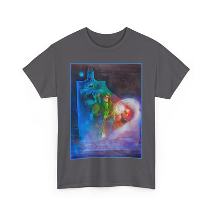 Batman, Green Arrow, Question T-Shirt - Denys Cowan & Bill Sienkiewicz Art - DC Comics - Gotham City